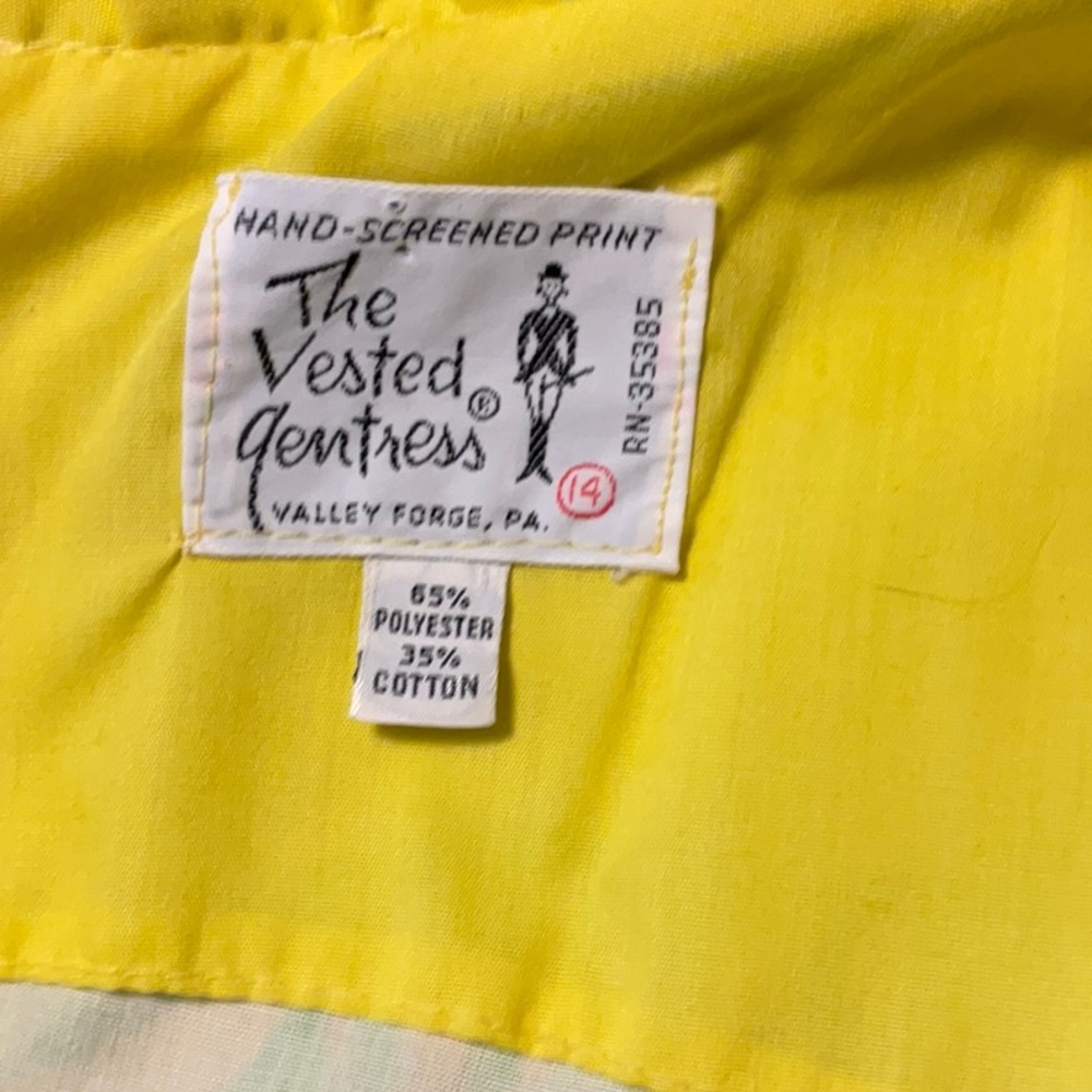 Vintage 70s Vested Gentress mini - Picture 6 of 7